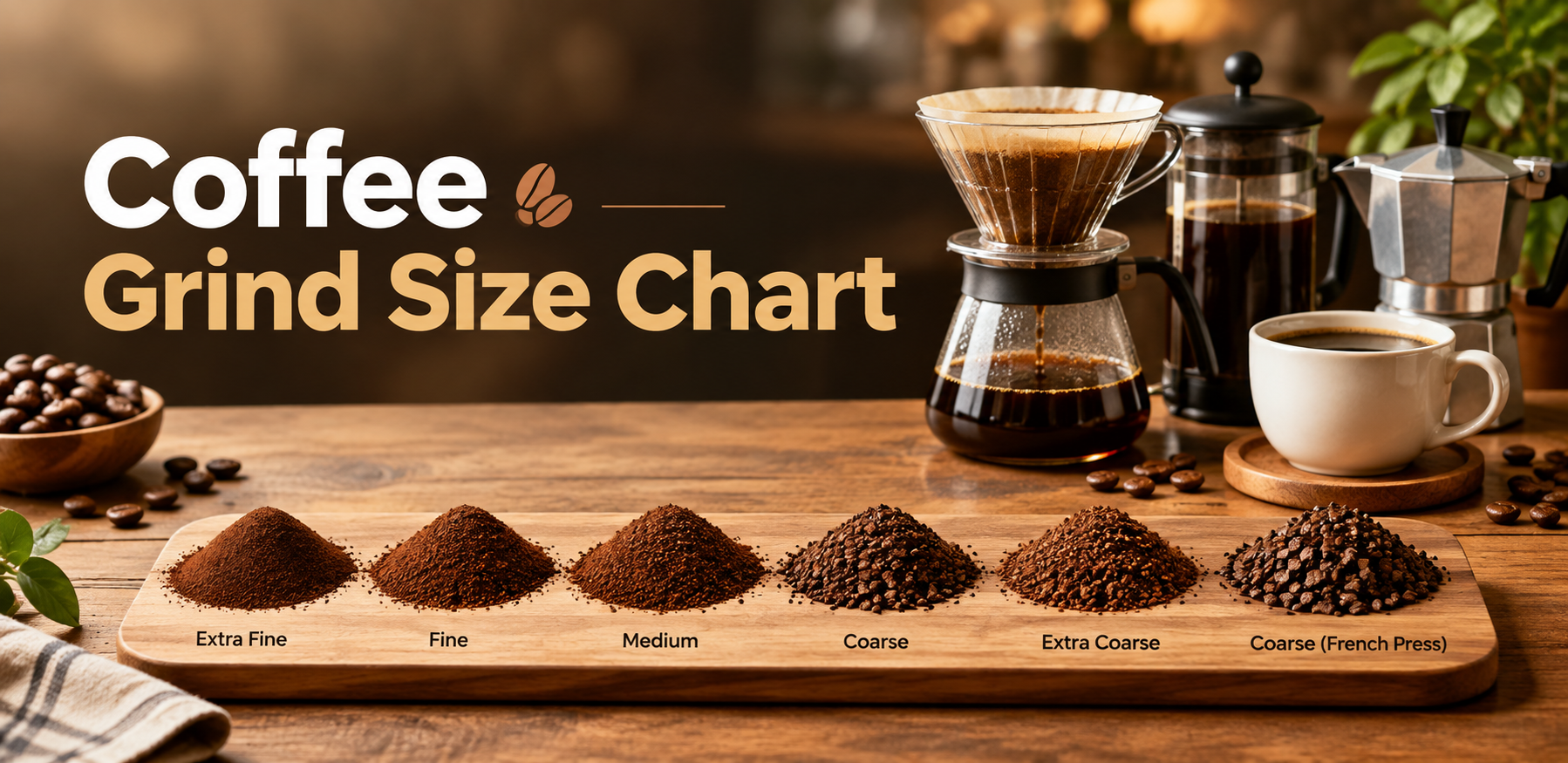 Coffee Grind Size Chart: The Ultimate Guide