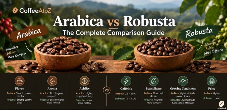 Arabica vs Robusta
