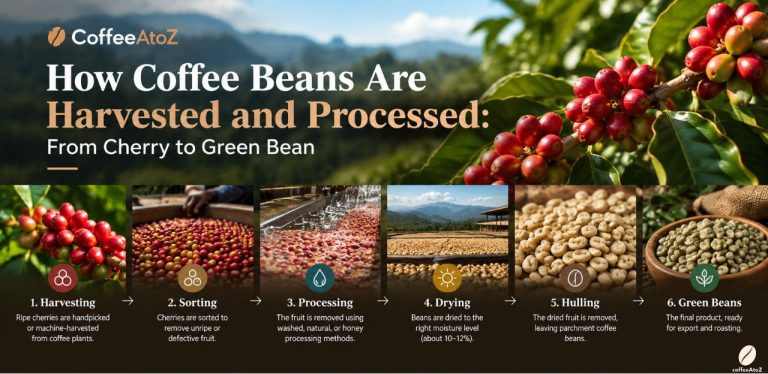 How Coffee Beans Are Harvested and Processed
